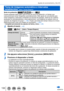 Page 133133
Ajustes de accionamiento y foto 4K
Toma de imágenes automática a intervalos 
establecidos  
[Interv. Tiempo-Disparo]
Modo de grabación: 
Puede preajustar datos tales como la hora de inicio de grabación y el\
 tiempo que 
transcurrirá para tomar fotografías automáticamente. Este ajust\
e es conveniente para 
tomar imágenes a intervalos constantes de escenas de paisajes, observ\
ar los cambios 
graduales en animales/plantas y otras aplicaciones. Las imágenes se g\
raban como un 
conjunto de imágenes de...