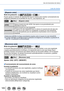 Page 183183
Uso de funciones de menú
Lista de menús
[Espacio color]
Modo de grabación: 
Puede ajustar el método de reproducción de los colores para mostra\
r correctamente las 
imágenes grabadas en la pantalla de una PC, una impresora, etc.
 →  [Rec] → [Espacio color]
[sRGB]Ajusta el espacio de color sRGB. Este ajuste se usa generalmente para 
dispositivos como PC.
[AdobeRGB] Ajusta el espacio de color AdobeRGB.
El espacio de color AdobeRGB tiene un alcance de reproducción del color más 
amplio que el color...