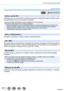 Page 191191
Uso de funciones de menú
Lista de menús
 →  [Personalizar]
[Lámp. ayuda AF]
Enciende la luz de ayuda de AF cuando se presiona el disparador hasta la mitad cuando 
está demasiado oscuro para facilitar el enfoque.
 ●La luz de ayuda de AF tiene un alcance efectivo de 1,5 m (4,9 pies). ●El ajuste se fija en [OFF] en los casos siguientes: • [Escenario Distinto], [Cielo azul brillante], [Atardecer romántico], [Atardecer de colores vivos], 
[Agua reluciente], [Paisaje nocturno claro], [Cielo nocturno frío],...