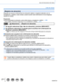 Page 2112 11
Uso de funciones de menú
Lista de menús
[Registro de ubicación]
Después de enviar la información de ubicación (latitud y longitud) obtenida con su 
smartphone o tableta a esta unidad, puede escribir esta información e\
n las imágenes 
usando la unidad.
Preparación
Envíe la información de ubicación a esta unidad desde su smartp\
hone o tableta. (→238)
 • Debe instalar “Panasonic Image App” en su smartphone o tableta. (→

231)
 →  [Reproducir] → [Registro de ubicación]
1Use  para seleccionar [Agr....