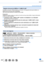 Page 251251
Wi-Fi
Uso de servicios web
Registro del servicio WEB en “LUMIX CLUB”
Consulte la sección “FAQ/Contacte con nosotros” del siguiente sitio para obtener un 
listado de los servicios web compatibles.  
http://lumixclub.panasonic.net/spa/c/lumix_faqs/
Preparación
Asegúrese de haber creado una cuenta en el servicio web que quiera ut\
ilizar y tenga la información 
de inicio de sesión disponible.
1Conéctese al sitio “LUMIX CLUB” usando un smartphone o un orden\
adorhttp://lumixclub.panasonic.net/spa/c/...