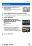 Page 2828
Preparativos
Ajuste del reloj
El reloj no está puesto en hora cuando la cámara sale de fábric\
a.
1Ajuste el interruptor [ON/OFF] de la 
cámara en [ON]
 • Si la pantalla de selección del idioma no se visualiza, 
proceda con el paso 4.
2Presione [MENU/SET] mientras se muestra el mensaje
3Presione   para seleccionar el idioma y presione [MENU/SET]
 • Aparece el mensaje [Ajuste el reloj].
4Presione [MENU/SET]
5Presione   para seleccionar los 
elementos (año, mes, día, hora, minuto) y 
presione 
  para...