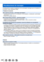 Page 289289
Otros
Visualizaciones de mensajes
A continuación se explica el significado de los principales mensajes q\
ue se muestran en 
el monitor y cómo responder a ellos.
 ■Tarjetas de memoria
[Error tarjeta de memoria]     [¿Formatear esta tarjeta?]
 • Guarde los datos necesarios en un ordenador o en otro aparato y, a continuación, use [Formato] en la cámara. 

(→26)
 • Pruebe con una tarjeta diferente.
[Error lectura] / [Error escritura

]     [Controlar la tarjeta]
 • Compruebe si la tarjeta se ha...