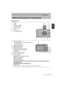 Page 1111
Preparation
 (ENG) VQT4Y63
Names and Functions of Components
∫Camera body
1 Sensor
2Flash
3 Self-timer indicator/
AF Assist Lamp
4 Lens fitting mark
5 Mount
6 Lens lock pin
7 Lens release button
8 Flash open button •The flash opens, and recording with the flash 
becomes possible.
9 Touch screen/monitor
10 [ (] (Playback) button
11 [MENU/SET] button
12 [Q.MENU] button/[Fn1] button/
[ ] (Delete/Cancel) button
13 Control dial
14 [Wi-Fi] button/[Fn2] button
15 Wi-Fi
® connection lamp
16 Cursor buttons...