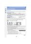 Page 125125
Grabación
La conversión del teleobjetivo adicional le permite tomar imágenes que se agrandan sin 
deteriorar la calidad de la imagen.
¢Cuando se selecciona el tamaño de la imagen de [S] (4 M), la relación de aspecto [4:3].
El nivel de ampliación difiere según los ajustes [Tamaño de imagen] y [Aspecto].
•Ajuste el tamaño de la imagen en [M]  o [S] (el tamaño de imagen se indica con  ), y la 
calidad, a [ A] o [ ›].
•Esto no puede usarse cuando la calidad de la imagen se ajusta en [FHD/60i] o...