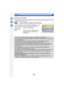 Page 225225
Wi-Fi/NFC
∫Descripción del método
Cuando se describe “seleccione [Teléf. inteligente]”, etc. en 
un paso, realice alguna de las siguientes operaciones.
•
La cámara no se puede usar para conectar a una conexión LAN inalámbrica.
•Use un dispositivo compatible con IEEE802.11b, IEEE802.11g o IEEE802.11n al usar un punto 
de acceso inalámbrico.
•Le recomendamos que fije un cifrado para mantener la seguridad de la información.
•Se recomienda usar una batería totalmente cargada al enviar imágenes.•Cuando el...