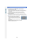 Page 254254
Wi-Fi/NFC
5Lea los términos de uso de “LUMIX CLUB” y seleccione [Acepto].
•Puede cambiar las páginas con 3/4.•Se puede ampliar (2 k) la pantalla al mover la palanca de función hacia la derecha.•Restaure la pantalla ampliada a su tamaño original (1 k) al mover la palanca de función 
hacia la izquierda.
•Es posible mover la posición del la visualización ampliada con  3/4/ 2/1.•Presione [ ] para cancelar el proceso sin adquirir el ID de inicio de sesión.
6Ingrese una contraseña.
•Ingrese cualquier...