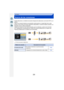 Page 259259
Wi-Fi/NFC
Acerca de las conexiones
Puede seleccionar un método de conexión después de seleccionar una función Wi-Fi y un 
destino.
Hacer una conexión directa es conveniente cuando está en un lugar lejos de su casa 
donde no hay puntos de acceso inalámbrico disponibles o cuando se desea conectar a un 
dispositivo que no utiliza usualmente.
Cuando se conecte con los mismos ajustes que los anteriores, puede usar la función 
Wi-Fi rápidamente conectándose  por medio de la opción [Seleccionar un destino...