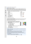 Page 125125
4. Ajustes de calidad de la imagen y tono de color
∫Balance de blancos automáticoSegún las condiciones que prevalecen cuando toma las imágenes, éstas pueden salir con un 
matiz rojizo o azulado. Además, cuando está usando una variedad de fuentes de luz o no hay 
nada que tenga un color próximo al blanco, el balance de blancos automático puede funcionar 
incorrectamente. En ese caso, ajuste el balance de blancos a un modo que no sea el [AWB].
1 El balance de blancos automático funcionará dentro de...