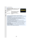 Page 251251
11. Uso de la función Wi-Fi
∫Descripción del método
Cuando se describe  “seleccione [Seleccionar un destino 
del histórico]” , etc. en un paso, realice alguna de las 
siguientes operaciones.
•
La cámara no se puede usar para conectar a una conexión LAN inalámbrica.
•Use un dispositivo compatible con IEEE802.11b, IEEE802.11g o IEEE802.11n al usar un punto 
de acceso inalámbrico.
•Le recomendamos que fije un cifrado para mantener la seguridad de la información.
•Se recomienda usar una batería...