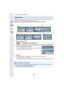 Page 237237
10. Playing Back and Editing Images
Recorded motion picture can be divided in two. It is recommended for when you want to 
divide a part you need with a part you do not need.
Dividing a motion picture is permanent. Decide before you divid e!
1Select the menu. (P53)
2Press 2/1  to select the motion picture to divide, and then press [MENU/S ET].
Not available in these cases:
•
Avoid trying to divide motion pi cture near the very beginning or end of the motion picture.•This function is not available in...