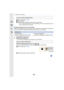 Page 255255
11. Using the Wi-Fi function
∫Using a password to set up a connection
When [Wi-Fi Password] is set to [ON], you scan a QR code or manually enter a password to 
set up a connection. Taking either of these steps will improve your security.
1Press [Wi-Fi] on the camera.2Operate the smartphone.
•The connection method differs according to your smartphone.
If you are using an Android device
1 Start “ Image App ”.  (P253)
2 Select [Wi-Fi].
3 Select the SSID displayed on the screen of the camera.
•
The...