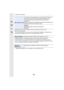 Page 297297
11. Using the Wi-Fi function
•For details on how to enter characters, refer to “Entering Text” section on P69.
•Make a copy of password.
If you forget the password, you can reset it with [Reset Wi-Fi  Settings] in the [Setup] menu, 
however other settings will also be reset. (excluding [LUMIX CL UB] )
•A “MAC Address” is a unique address that is used to identify ne twork equipment.•“IP address” refers to a number that identifies a PC connected to a network such as the 
Internet. Usually, the...