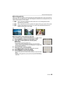 Page 6363VQT2A61
Advanced (Recording pictures)
∫Recording guide line
When you align the subject on the horizontal and vertical guide lines or the cross point of 
these lines, you can take pictures with well -designed composition by viewing the size, the 
slope and the balance of the subject.
∫ Set the position of the guide line with [ ]
Set the [GUIDE LINE] in the [CUSTOM MENU] menu to [ ]. (P126)
1Press [Q.MENU] to display the Quick Menu. (P32)2Press  2/1 to select guide line, and then press 
[MENU/SET].
 You...