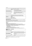 Page 130VQT3A36130
Recording
About [ ] and [ ]
[ ] will adjust the focus automatically when the jitter of the camera gets small. [ ] will 
adjust the focus at all times (continuous AF operation).
The camera will adjust the focus automatically, and the focus adjustment when the shutter 
button is pressed becomes faster. It is effective when you do not want to miss the photo 
opportunity.Note
•
The battery will be consumed faster than usual.•Press the shutter button halfway again when it is difficult to focus on...