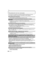 Page 188VQT3A38188
Otro
Visualización de los mensajes
En unos casos se visualizarán en la pantalla mensajes de confirmación o de error.
Los principales mensajes se describen a continuación a modo de ejemplo.
[ESTA IMAGEN ESTA PROTEGIDA]
> Borre la imagen tras cancelar el ajuste de protección. (P157)
[ESTA IMAGEN NO PUEDE BORRARSE] /[UNAS IMAGENES NO PUEDEN 
BORRARSE]
•
Las imágenes que no se basan en el estándar DCF no pueden borrarse. > Si quiere borrar unas imágenes, formatee la tarjeta guardando las datos...