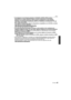 Page 4545VQT3A38
Básico
•Las imágenes en movimiento grabadas en [AVCHD] o [VIDEO JPEG] pueden 
reproducirse con baja calidad de imagen y sonido o bien puede no ser posible 
reproducir aun cuando reproduzca con equipos compatibles con estos formatos. 
Asimismo, la información de grabación podría no visualizarse correctamente. En este 
caso, utilice esta unidad.
Para ampliar la información sobre los dispositivos compatibles con el AVCHD, se refiera 
a los sitios de montura siguiente....