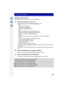 Page 256256
Connecting to other equipment
∫Installing supplied software
•
Before inserting the CD-ROM, close all running applications.
1Check the environment of your PC.
•Operating environment of “PHOTOfunSTUDIO 8.5 PE ”
–OS:
WindowsR XP (32bit) SP3,
Windows VistaR (32bit) SP2,
WindowsR 7 (32bit/64bit) or SP1
–CPU:
PentiumR III 500 MHz or higher (WindowsR XP),
PentiumR III 800 MHz or higher (Windows VistaR),
PentiumR III 1 GHz or higher (WindowsR 7)
–Display:
1024k768 pixels or more (1920k 1080 pixels or more...