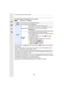 Page 111111
4. Focus and Shutter (Drive Mode) Settings
Highlighting/not highlighting in-focus portions
•
When [Peaking] is set, [ ] ([Detect Level]: [HIGH]) or [ ] ([Detect Level]: [LOW]) will 
be displayed.
•Each time [ ] in [ ] is touched, the setting is switched in order of [ON] ([Detect Level]: 
[LOW]) > [ON] ([Detect Level]: [HIGH]) > [OFF].•Each time the set function button is pressed when [Peaking] is set to [Fn Button Set]  (P317) in 
the [Custom] menu, the peaking setting switches in order of [ON]...