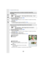 Page 285285
10. Using the Wi-Fi/NFC Function
1Select the menu.
2Select [Via Network], and connect.  (P292)
3Check the send setting.
•When the connection is complete, the screen is displayed. To change the send setting, 
press [DISP.]. (P301)
4Take pictures.
•To change the setting or disconnect, press [Wi-Fi].  (P256)
You cannot change the settings while sending pictures. Wait until sending is complete.
1Select the menu.
2Select [Via Network], and connect.  (P292)3Check the send setting.
•When the connection is...