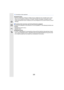 Page 34612. Connecting to other equipment
346
([Custom] menu)
•[AF/AE Lock]/[Shutter AF]/[Quick AF]/[Eye Sensor AF]/[Pinpoint AF Time]/[AF Assist Lamp]/
[Direct Focus Area]/[Focus/Release Priority]/[AF+MF]/[MF Assist]/[MF Guide]/[Rec Area]/
[Video Button]/[Power Zoom Lens]/[Lens w/o Focus Ring]/[Touch AF], [Touch Pad AF] in [Touch 
Settings]
∫Functions that cannot be used during 3D picture playback
During the 3D playback of 3D pictures on a 3D-compatible TV, the following functions are 
disabled.
•
[Highlight]...