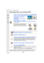 Page 257257
10. Uso de la función Wi-Fi/NFC
Qué puede hacer con la función Wi-Fi
Este manual de instrucciones se refiere a los  teléfonos inteligentes y las tabletas como 
“teléfonos inteligentes” de aquí en adelante a menos que se indique lo contrario.
Controlar con un teléfono inteligente o una tableta  (P258)
Grabar con un teléfono inteligente  (P264)
Reproducción de imágenes en la 
cámara (P265)
Guardar imágenes almacenadas en la 
cámara
 (P265)
Enviar las imágenes a un SNS  (P267)Escribir la información de...