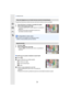 Page 7979
3. Grabación fácil
Puede fijar fácilmente el efecto borroso del fondo mientras revisa la pantalla.
1Pulse [Fn4] para visualizar la pantalla de ajuste.2Gire el disco trasero para fijar.
•Si presiona [MENU/SET], puede regresar a la pantalla de 
grabación.
•Presionar [Fn4] sobre la pantalla de ajuste de la 
borrosidad cancelará el ajuste.
No disponible en estos casos:
•
Esta función no es posible en los siguientes casos:
–[Efecto miniatura] (Modo película creativa)
1Presione [ ].2Gire el disco trasero...