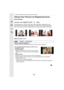 Page 187187
7. Functions Customized for Various Subjects and Purposes
Taking Clear Pictures by Registering Faces 
([Face Recog.])
Applicable modes: 
Face Recognition is a function which finds a face resembling a registered face and 
prioritizes focus and exposure automatically. Even if the perso n is located towards the 
back or on the end of a line in a group photo, the camera can s till take a clear picture.
Select the menu. (P57)
Settings: [ON]/[OFF]/[MEMORY]
•[Face Recog.] will turn [ON] automatically when...