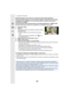 Page 28611. Using the Wi-Fi function
286
∫Sending images in the camera to a web service with simple opera tions
Once you send an image, you can send other images to a web serv ice with simple,  
smartphone-like operations in an environment where a wireless a ccess point 
connection is available.
(The instructions below assume that you are already registered  to “LUMIX CLUB” 
and the camera has a record of a connection to a wireless acces s point.)
1Display an image.2Press 4.
(When group pictures are selected,...