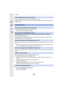 Page 355355
13. Others
•Execute the [Reset Wi-Fi Settings] in the [Setup] menu. (P73)
However, all the information you have set on the [Wi-Fi Setup]  menu will be reset. (excluding 
[LUMIX CLUB] )
•Is the camera connected to the TV correctly?  (P308)
> Set the TV input to external input mode.
•Check [TV Aspect] setting.  (P70)•Depending on the TV model, the pi ctures may be extended horizontally or vertically or they 
may be displayed with their edges cut off.
•Are you trying to play back the motion pictures by...