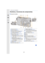 Page 141. Antes de usar el dispositivo
14
Nombres y funciones de componentes
∫Cuerpo de la cámara
1245766
9
38
10
14 15
11 1 3 121617
1Disco del modo  (P42)
2Botón del obturador (P40)
3Interruptor ON/OFF de la cámara  (P36)
4Indicador del autodisparador (P175)/
Luz de ayuda AF (P151)
5Disco de modo de enfoque  (P139, 153)
6
Micrófono estéreo  (P225)•Tenga cuidado de no cubrir el micrófono con 
su dedo. Hacerlo puede hacer que sea difícil 
grabar el sonido.
7
Zapata (cubierta de la zapata)  (P203)•Mantenga la...