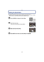 Page 64Basic
- 64 -
Setting the Quick Menu
By using the Quick Menu, some of the menu settings can be easily found.
•The features that can be adjusted using Quick Menu are determined by the mode or a display 
style the camera is in. Items that cannot be used are displayed in gray.
Press [Q.MENU] to display the Quick Menu.
Touch the menu item.
•Menu item can be switched by touching [ ]/[ ].
Select and touch the setting.
Touch [EXIT] to exit menu once the setting is completed.
0ò0Ï0î0æ0ï0ö 