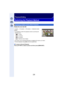 Page 238238
Playback/Editing
Switching the Playback Method
Rotate the rear dial left.
1 screen 12 screens 30 screens Calendar screen 
display
•
It is possible to switch the playback screen by touching the 
following icons.
–[ ]: 1 screen
–[ ]: 12 screens
–[ ]: 30 screens
–[ ]: Calendar screen display
•The screen can be switched gradually by dragging the screen up or down.•Pictures displayed using [ ] cannot be played back.
∫To return to Normal Playback
Press  3/4 /2 /1  to select a picture and then press...