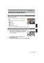 Page 6161
Playback/Editing
 (ENG) VQT5A95
Switching the Playback Method
Rotate the rear dial left.
1 screen 12 screens 30 screens Calendar screen 
display
•
It is possible to switch the playback screen by touching the 
following icons.
–[ ]: 1 screen
–[ ]: 12 screens
–[ ]: 30 screens
–[ ]: Calendar screen display
•The screen can be switched gradually by dragging the screen up or down.
1Rotate the rear dial left to display the Calendar screen.
2Press 3/4 /2 /1 to select the date to be played back.
•If there were...