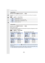 Page 1929. Using Menu Functions
192
Applicable modes: 
This allows you to select the aspect ratio of the pictures to suit printing or the playback 
method.
Applicable modes: 
Set the number of pixels.
The higher the numbers of pixels, the finer the detail of the pictures will appear even when 
they are printed onto large sheets.
•
When [Ex. Tele Conv.]  (P151) is set, [ ] is displayed on the picture sizes of each aspect ratio 
except for [L].
•The picture size will be fixed to [4K] ([4:3]: 3328 k2496; [3:2]:...