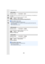 Page 201201
9. Using Menu Functions
Applicable modes: 
It will select optimal ISO sensitivity with set value as limit depending on the brightness of 
the subject.
•
It will work when the [Sensitivity] is set to [AUTO] or [ ].
Settings: [400]/[800]/[1600]/[3200]/[6400]/[12800]/[25600]/[OFF ]
Not available in these cases:
•
This function is not available in the following cases:–[Clear Nightscape]/[Cool Night Sky]/[Warm Glowing Nightscape]/[ Handheld Night Shot] 
(Scene Guide Mode)
–When recording motion pictures...