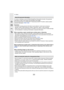 Page 333333
12. Others
If a name or birthday is set for [Profile Setup]/Face Recognition function, this personal 
information is kept in the camera and recorded in the image.
We recommend that you enable [Wi-Fi Password] and [Wi-Fi Function Lock] to protect 
personal information.  (P288 , 289)
Disclaimer
•
Information including personal information may be altered or va nish due to erroneous 
operation, effect of static electricity, accident, malfunction, repair, or other handlings.
Please note in advance that...