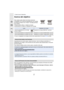 Page 1717
1. Antes de usar el dispositivo
Acerca del objetivo
Esta unidad puede utilizar las lentes exclusivas 
compatibles con la lente de especificación de montaje 
del sistema de Micro Four Thirds
TM (montaje de Micro 
Four Thirds).
También puede utilizar un objetivo de estas 
características si instala un adaptador de montaje.
•
Al usar un adaptador de montaje de lente Leica, ajuste [Grab. S in Lente] (P219) en [ON].
Dependiendo de la lente usada, ciertas funciones, como el enfoque automático, el...