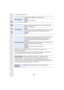 Page 331331
11. Using the Wi-Fi/NFC Function
•For details on how to enter characters, refer to “Entering Text” section on P84.•Make a copy of password.
If you forget the password, you can reset it with [Reset Wi-Fi  Settings] in the [Setup] menu, 
however other settings will also be reset. (excluding [LUMIX CL UB] )
•A “MAC Address” is a unique address that is used to identify ne twork equipment.•“IP address” refers to a number that identifies a PC connected to a network such as the 
Internet. Usually, the...