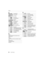 Page 54Others
54SQT0775 (ENG) 
2
A›Quality (P30)
Focus Mode
š 
ØAF Mode
Pull Focus
Face Recognition
AF Lock
Burst
4K Photo (P33)
Auto Bracket
Self-timer
Battery indication
Image Stabilizer (P35)
Jitter alert
Recording state (Flashes red.)/
Focus (Lights green.) (P20)
Focus (Under low illumination)
Focus (Starlight AF)
Connected to Wi-Fi
Histogram
3
Name¢ 2
Number of days that have passed since the 
departure date¢3
Age¢2
Location¢3
Current date and time/Travel destination setting¢3: 
“
Exposure meter
Focal...