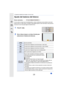 Page 129129
4. Ajustes de calidad de la imagen y tono de color
Ajuste del balance del blanco
Modos Aplicables: 
A la luz del sol, bajo luces incandescentes u otras condiciones como donde el color del 
blanco toma un matiz rojizo o azulado, este detalle ajusta al color del blanco más próximo 
al que se ve con los ojos según la fuente de luz.
1Pulse 1 ().
2Gire el disco trasero o el disco frontal para 
seleccionar el balance de blancos.
[AWB] Ajuste automático
[V ] Cuando toma imágenes al aire libre bajo un cielo...