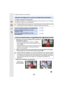 Page 185185
6. Ajustes del obturador y accionamiento
•La imagen se guardará en formato JPEG.•La imagen se guardará con la información de grabación (información Exif), como la velocidad 
del obturador, la apertura y la sensibilidad ISO.
1Seleccione un archivo de ráfaga 4K en la pantalla de 
reproducción y pulse 3.
•
Los archivos de ráfaga 4K se visualizan con [ ].
•También puede llevar a cabo la misma operación al tocar 
el icono [ ].
•Aparecerá la pantalla de visualización de diapositivas para 
la selección de...