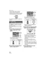 Page 100Ajustes de menú
100VQT0Z42
memoria SDHC, éstas no pueden 
borrarse cuando el interruptor de 
protección contra la escritura de la tarjeta 
C está desplazado por el lado [LOCK].
 Las imágenes protegidas no pueden ser 
giradas.
Pulse [ ] para visualizar el menú del 
modo [REPR.] y seleccione el elemento 
para ajustar. (P93)
Puede reducir el tamaño de una imagen 
grabada.
1Pulse 2/1 para seleccionar la 
imagen, luego pulse 4 para 
ajustar.
 A las siguientes imágenes no se les 
puede cambiar el tamaño....