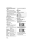 Page 102Connecting to other equipment
102VQT0W82
∫Setting date printing, the number of 
prints, the paper size and the page 
layout
Select and set each item in step
3.
 Items not supported by the printer are 
displayed in gray and cannot be selected.
 When you want to print pictures in a paper 
size or a layout which is not supported by 
the camera, set [PAPER SIZE] or 
[PAGE LAYOUT] to [ ] and then set the 
paper size or the layout on the printer. (For 
details, refer to the operating instructions 
of the...