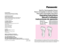 Page 1IN USA CONTACT:
Panasonic Consumer Electronics Company
One Panasonic Way 2F-3  Secaucus, NJ 07094
IN PUERTO RICO CONTACT:
Panasonic Sales Company
Division of Panasonic Corporation of Puerto Rico, Inc.
San Gabriel Industrial Park 65
thInfantry Avenue KM9.5
Carolina, Puerto Rico 00630 
IN CANADA CONTACT:
AU CANADA, CONTACTER:
Panasonic Canada Inc.
5770 Ambler Drive, Mississauga, Ontario L4W 2T3
(905) 624-5010
Vancouver: (604) 278-4211
Calgary: (403) 295-3955
Toronto: (905) 624-8447
Montréal: (514)...