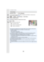 Page 1889. Using Menu Functions
188
Applicable modes: 
You can apply the image effects (filters) of Creative Control Mode in a mode such as 
Aperture-Priority AE Mode.  (P79)
Settings: [ON]/[OFF]/[SET]
∫ Change the settings by using the touch screen
1 Touch [ ].
2 Touch the item you want to set.
•
[Rough Monochrome]/[Silky Monochrome]/[Toy Effect]¢/[Toy Pop]¢/[Miniature Effect]¢/[Soft 
Focus]/[Star Filter]/[Sunshine] are not available in the follow ing cases.
–Creative Video Mode
–When recording motion pictures...