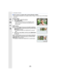 Page 2289. Using Menu Functions
228
∫How to select an image(s) after selecting [Single] or [Multi] 
•When [Single] and [Multi] are not available, select an image in  the same way as when [Single] 
is selected.
[Single] setting1Press  2/1  to select the picture.2Press [MENU/SET].
•If [Set/Cancel] is displayed at the right bottom of the 
screen, the setting is canceled when [MENU/SET] is 
pressed again.
[Multi] setting
When a screen similar to the one on the right is displayed:
1Press  3/4/ 2/1 to select the...