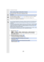 Page 275275
10. Using the Wi-Fi function
∫Using [Cloud Sync. Service]  (As of September 2016)
•
If you set the picture destination to [Cloud Sync. Service], se nt pictures are temporarily saved 
in the cloud folder, and they can be synchronized with the device in use, such as the PC or 
smartphone.
•A Cloud Folder stores transferred images for 30 days (up to 100 0 pictures). Transferred images 
are deleted automatically 30 days after the transfer. Furthermo re, when the number of stored 
images exceeds 1000,...