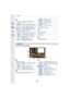 Page 31612. Others
316
Detailed information display
In playback
3
Clear Retouch completed icon 
(P237)
Currently retrieving information icon
Playback (Motion Pictures) (P178)
Number of days that have passed 
since the departure date (P219)
Upload (Wi-Fi) (P274)
Burst Picture Group Display  (P183)
Focus Bracket Group Display  (P183)
[Time Lapse Shot] Picture Group 
Display (P183)
Display for the Stop Motion 
Animation Group  (P183)
67$<
Sub Menu (P274)
Silent Mode  (P209)
Age (P204 , 205)
Multi Playback...