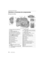 Page 18Preparación/principios básicos
18DVQX1004 (SPA)
Nombres y funciones de componentes
∫Cuerpo de la cámara
6
4
24 23
27 2526 12
7
9
10
20
132
225
22
1311
8
18
1921
16
15
14
17
1Marca de referencia de la distancia del 
enfoque
2Indicador de estado (P15)/
Indicador de conexión Wi-Fi® (P52)
3Interruptor ON/OFF de la cámara (P15)
4Botón de imagen en movimiento (P39)
5Botón [ ] (Compensación de la 
exposición)/botón [Fn1] (P25)
6Botón de función (Fn11) (P25)
7Disco trasero (P21)
8Botón del obturador (P17)
9Disco...